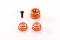 Revolution Design M17 Dial and Nut Set (orange)